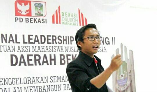 Ketua Umum KAMMI PD Bekasi, Egi Gustiana Putra