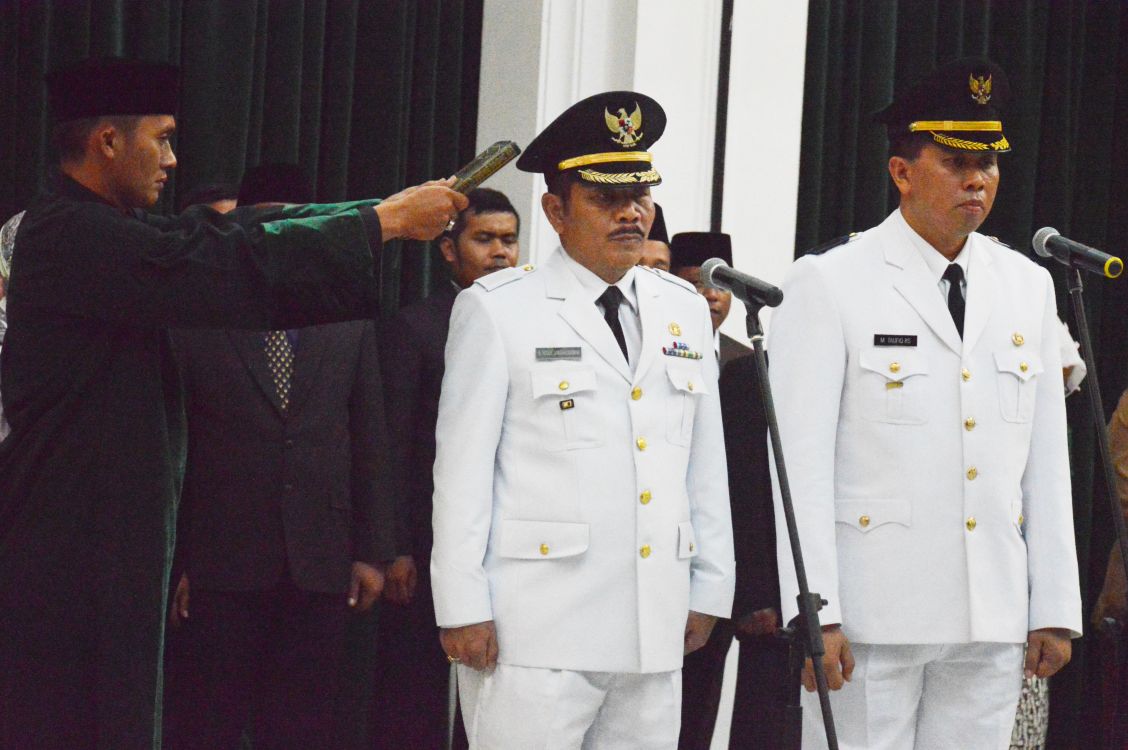 Pelantikan Ruddy Gandakusuma, sebagai Pejabat Wali Kota Bekasi,  