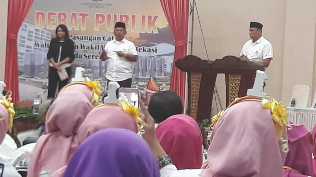 Acara Debat Publik Pasangan Calon Wali Kota dan wakil Wali Kota Bekasi periode 2018-2023