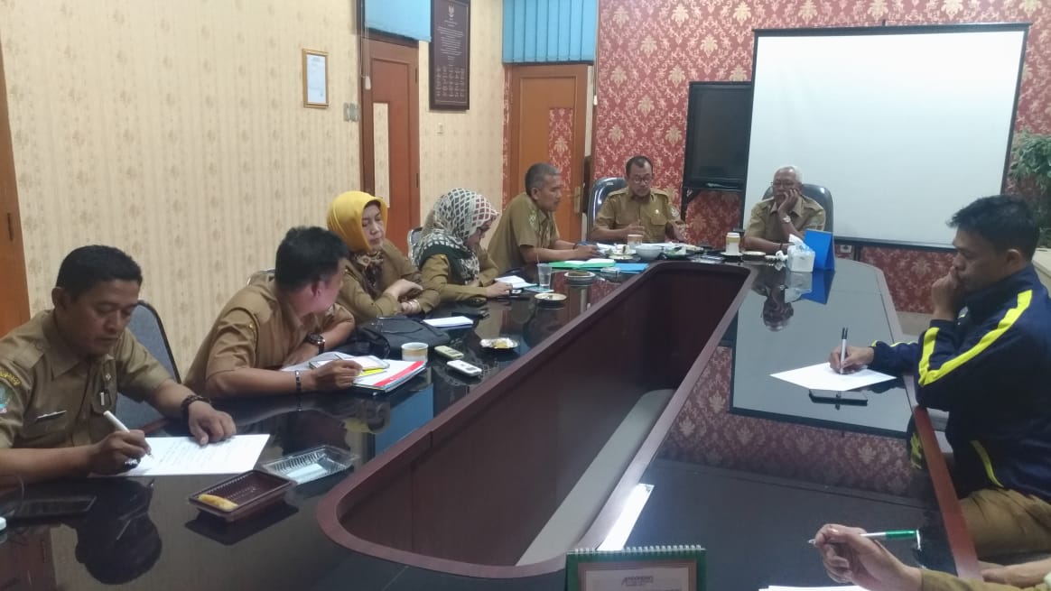 Disdik menggelar, rapat evaluasi PPDB 2018