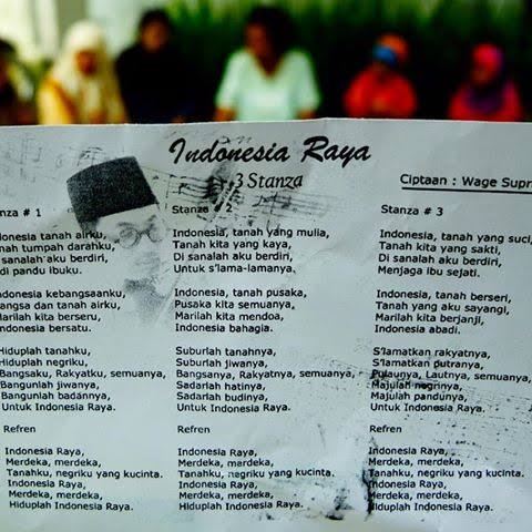 Lagu Indonesia Raya 3 Stanza
