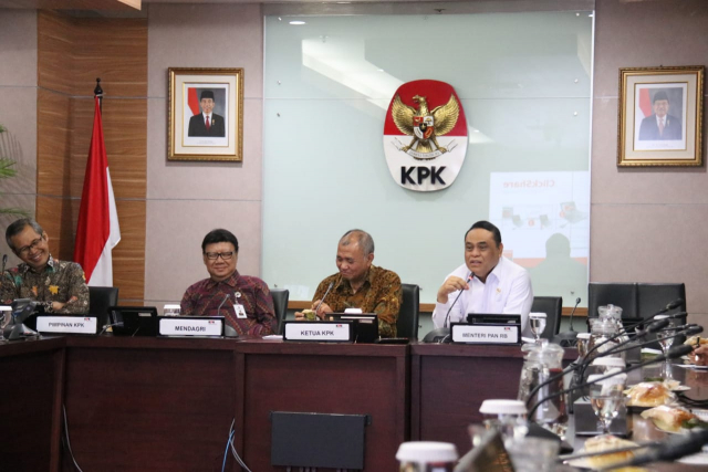 KPK dan Men PANRB perkuat persn inspektorat di Pemerintah daerah