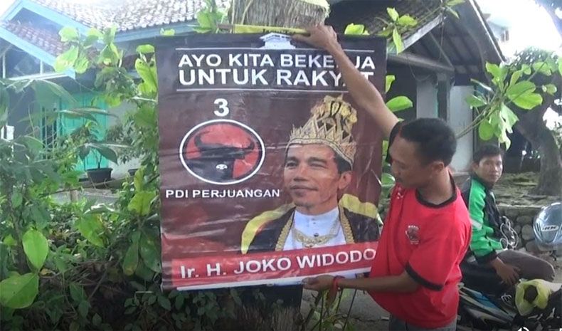 Poseter raja Jokowi 