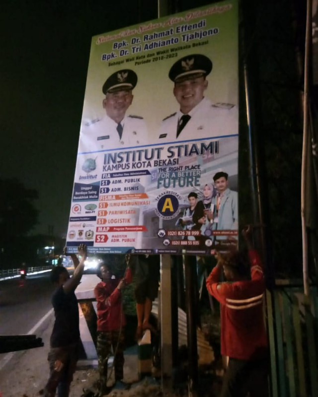 Pendapatan Pajak dari Reklame di Kota Bekasi disinyalir banyak yang bocor