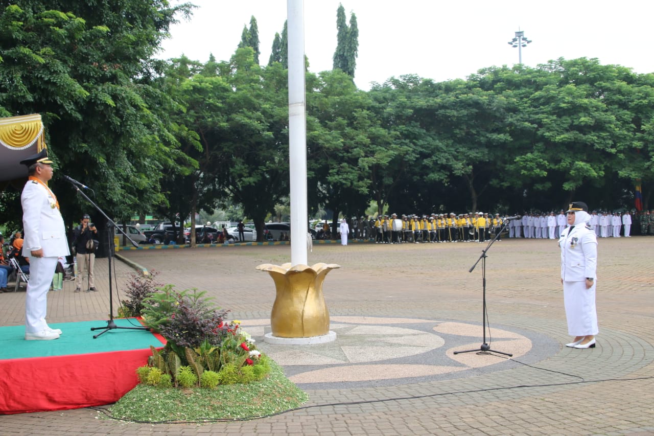 Pidato Rahmat effendi di Upacara 22 tahun Kota Bekasi