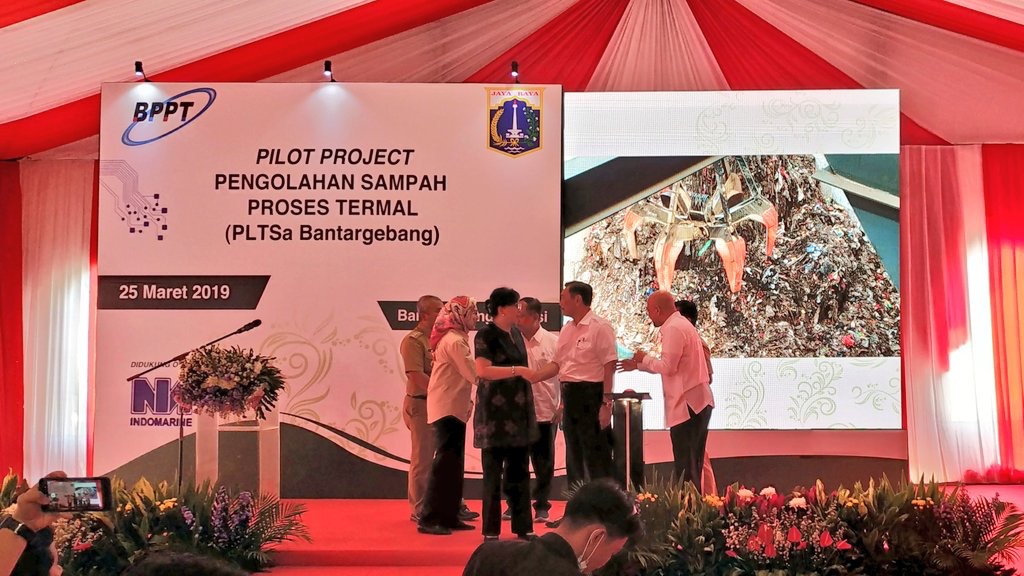 Peresmian PLTSa Bantar Gebang