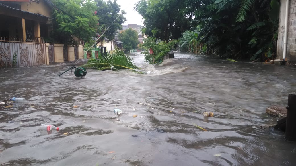 Banjir di wilayah Kecamatan Jati Asih