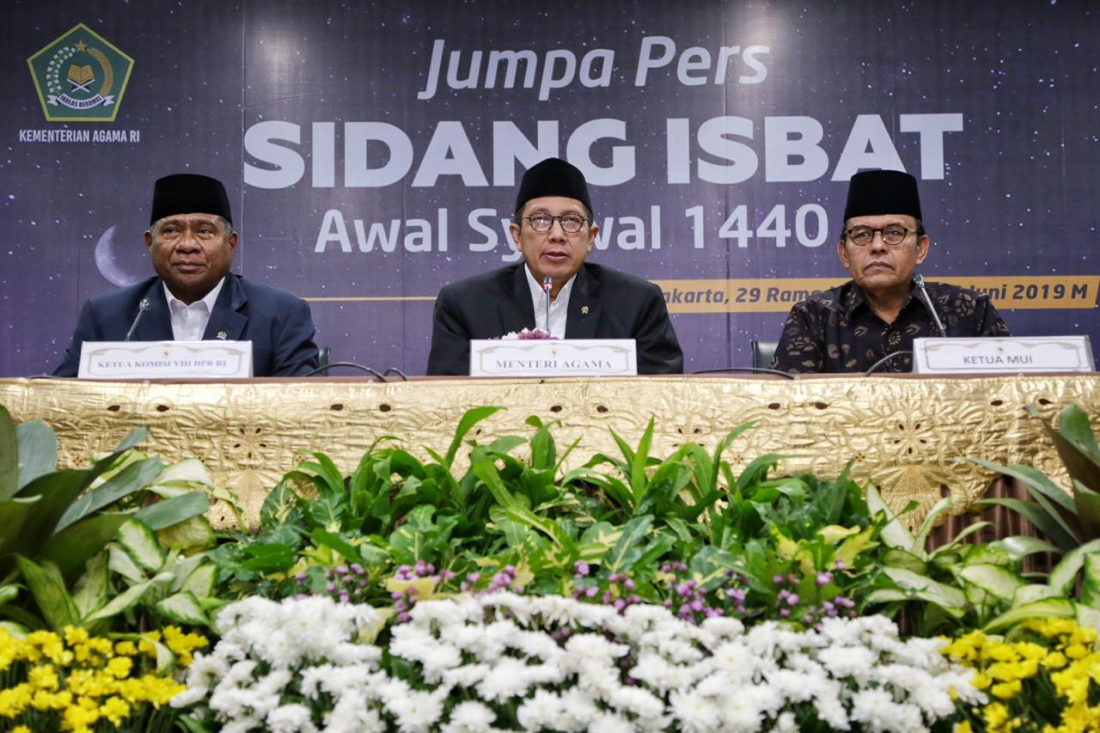 Sidang Isbat Kemenag menentukan 1 Syawal 1440 Hijriah
