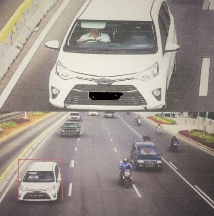 Pelanggaran yang terekan CCTV elektronik