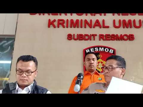 Press conference pelaku pencabulan di kereta Commuter