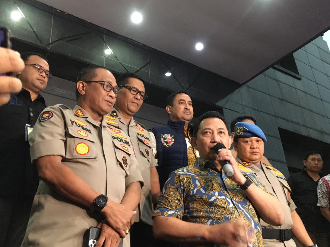 Pers conference kasus penyiraman air keras Novel Baswedan