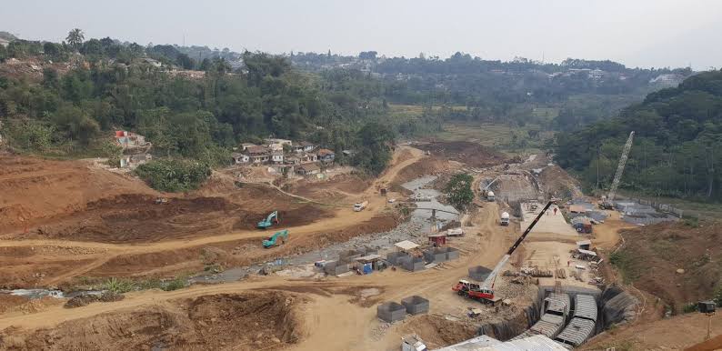 Bendungan Sukamahi, Ciawi yang masih proses pembangunan