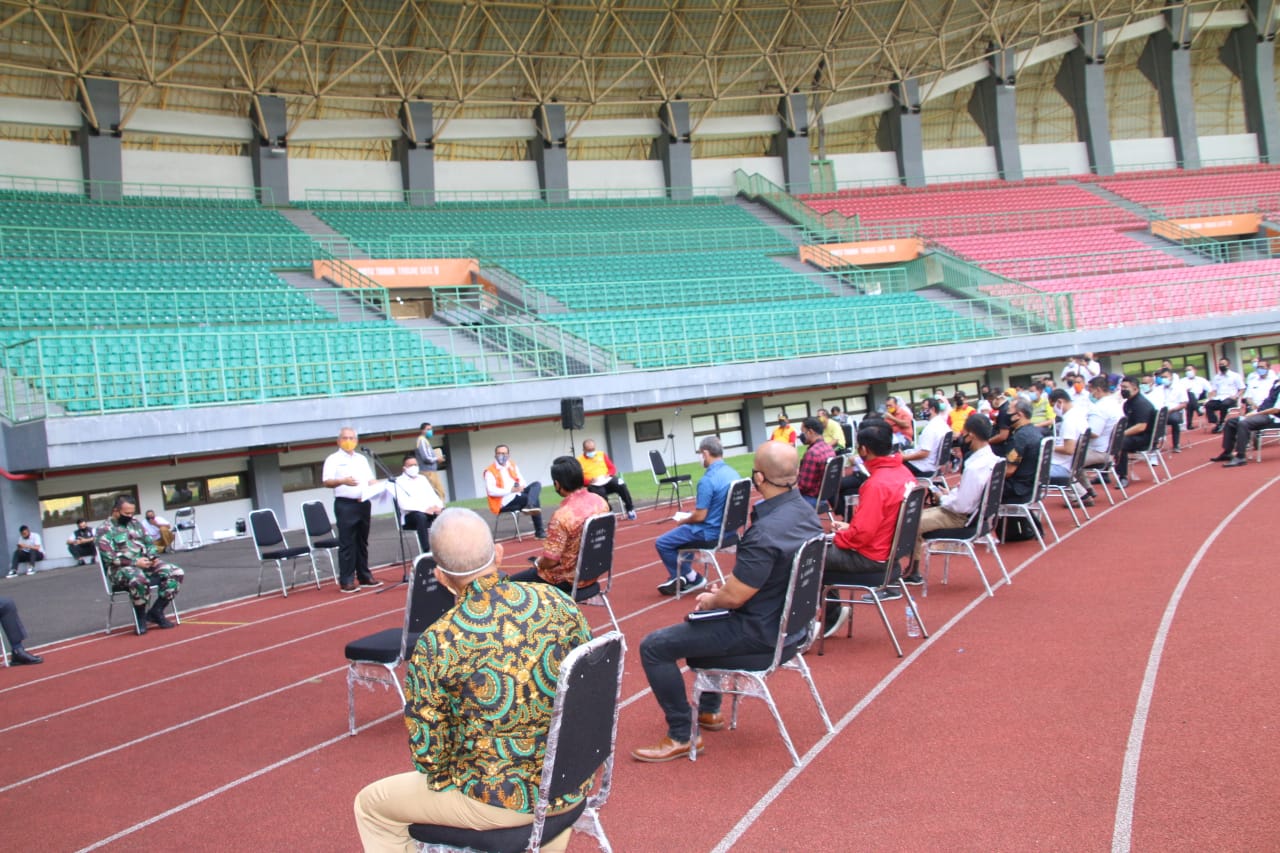 Walikota Bekasi Rahmat Effendi dan para pengusaha Mall  dan pimpinan pasar di Kota Bekasi