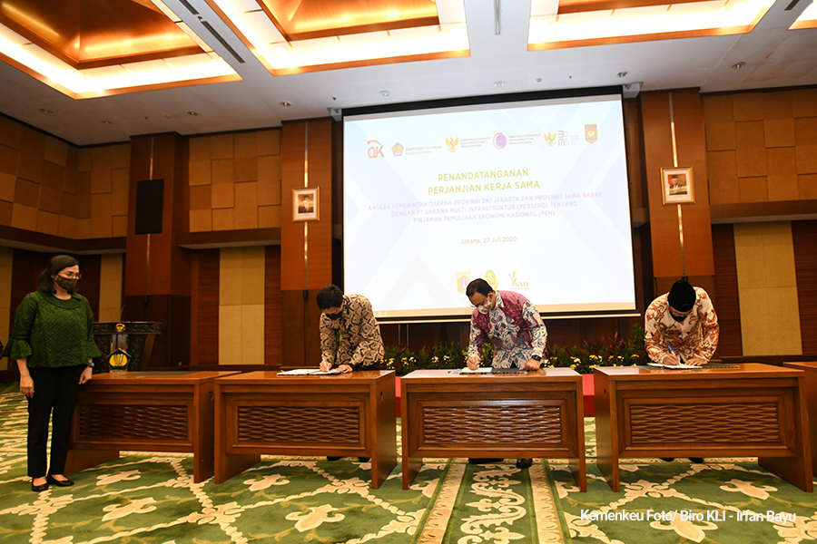 Penandatanganan MOU Pemulihan Ekonomi Nasional (PEN) DKI Jakarta dan Jawa Barat