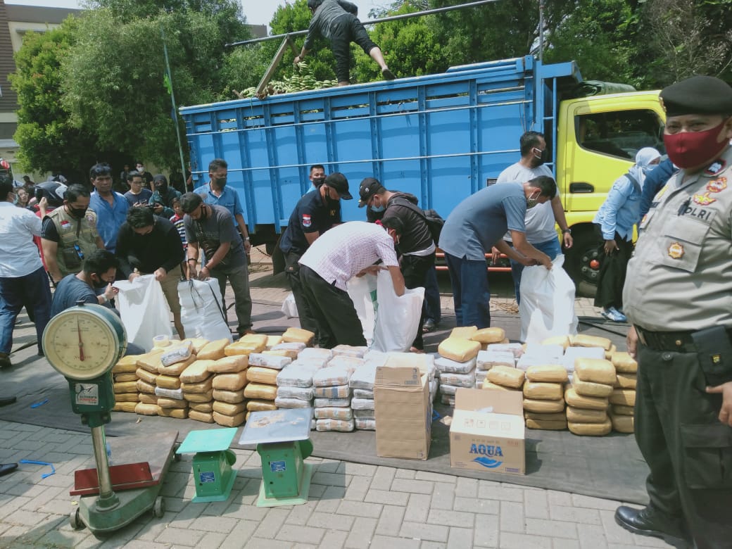 BNN mengamankan ganja di Bekasi