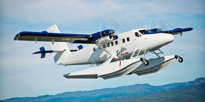 Ilustrasi pesawat Amphibi