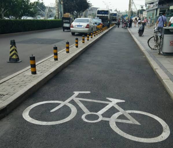 Ilustrasi jalur sepeda