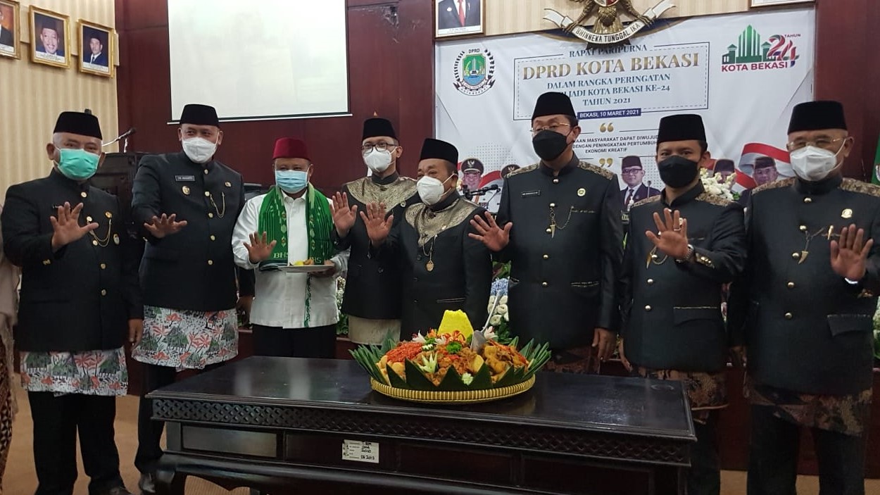 Sidang paripurna HUT Kota Bekasi