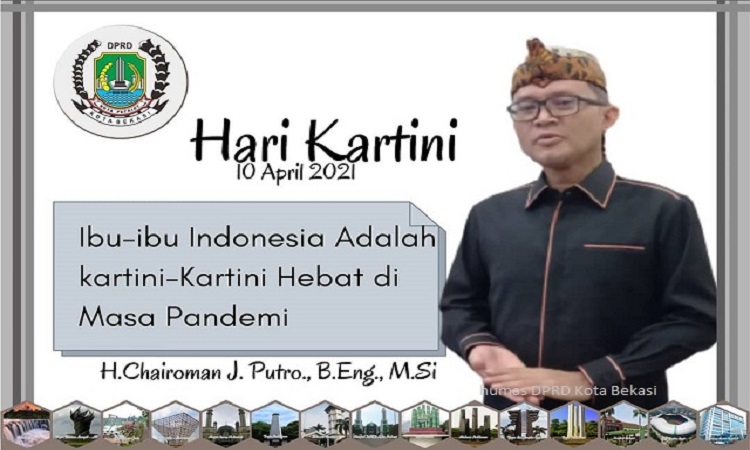 Ucapan Selamat hari Kartini ketua DPRD Kota Bekasi Choiruman J Putro