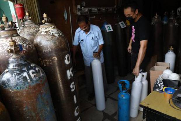 Ilustrasi: tempat pengisian oksigen (net)