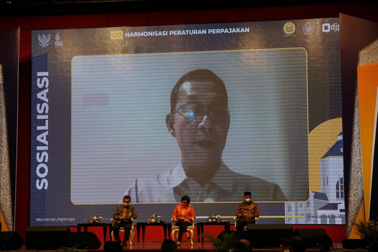 Acara sosialisasi Undang-undang HPP