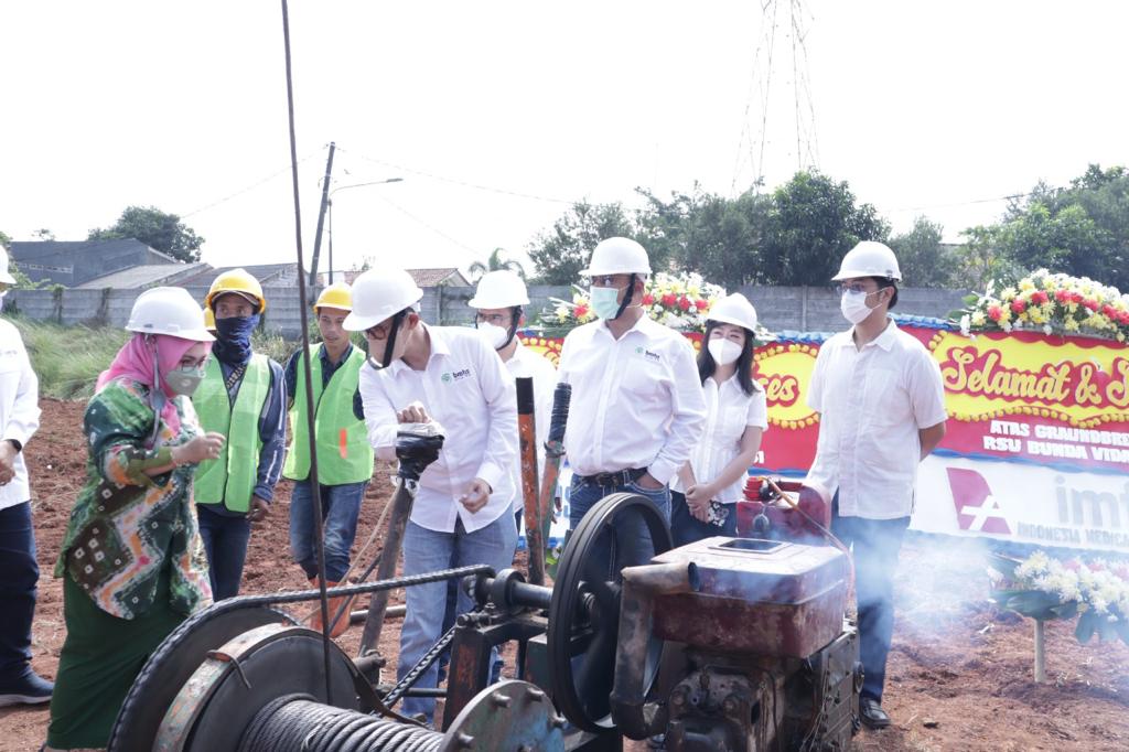 Peresmian dimulainya pembangunan RS Bunda Bekasi