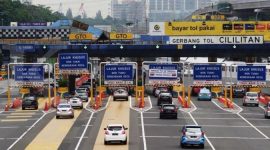 Ilustrasi exit tol Cililitan, Jakarta Timur