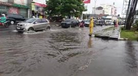 Penerapan contra flow di jalan Sultan Agung