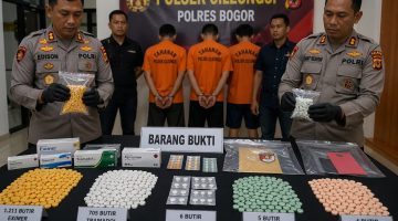 Polisi Amankan Ribuan Obat Keras Hasil Penggerebekan di Jatisampurna
