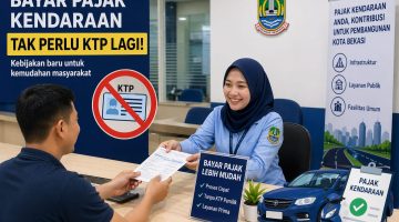 Tak Perlu KTP, Bayar Pajak Kendaraan di Kota Bekasi Kini Lebih Praktis
